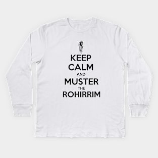 Muster the Rohirrim Kids Long Sleeve T-Shirt
